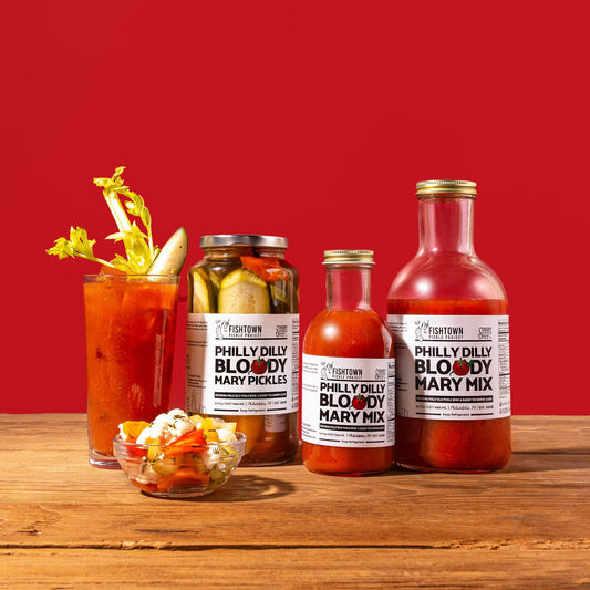 Dilly Bloody Mary Pickles
