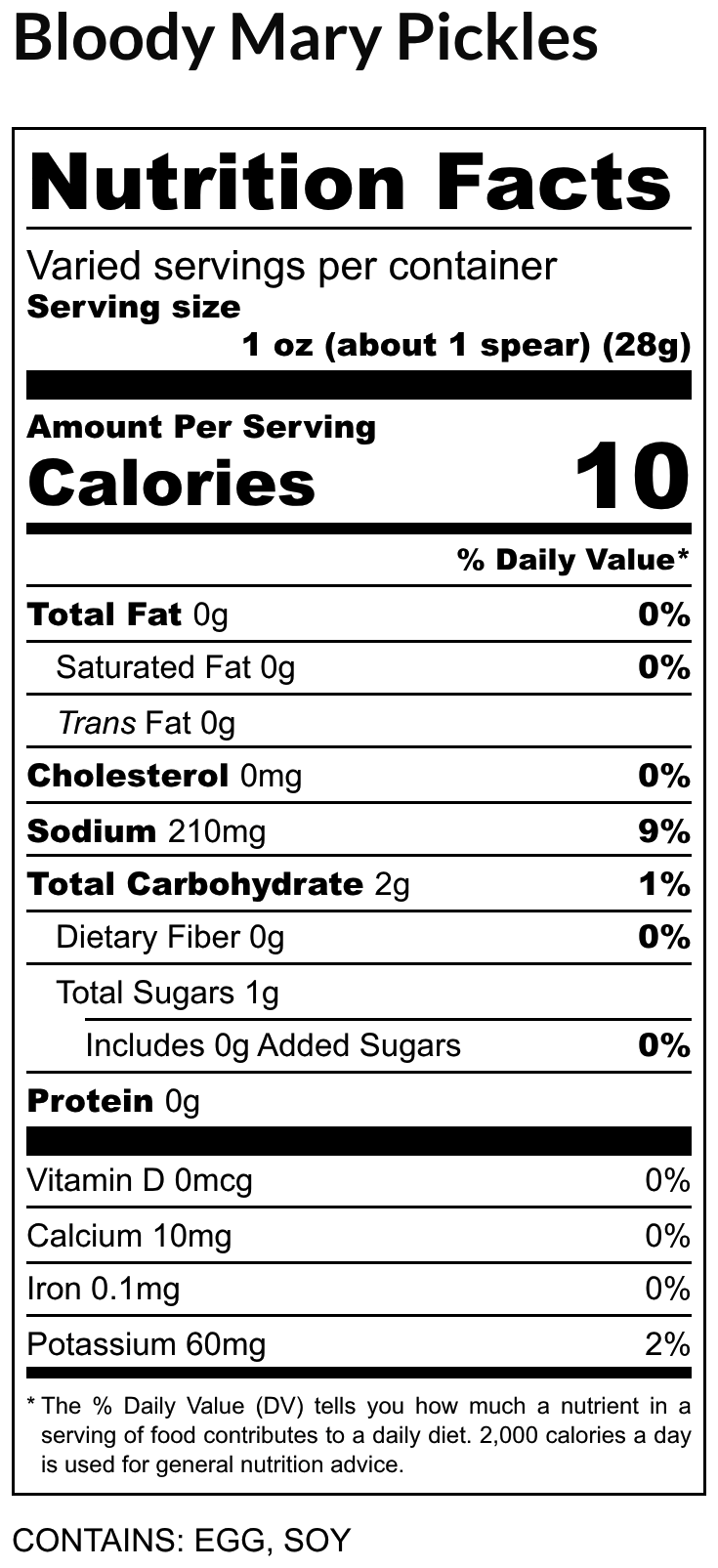 Dilly Bloody Mary Pickles