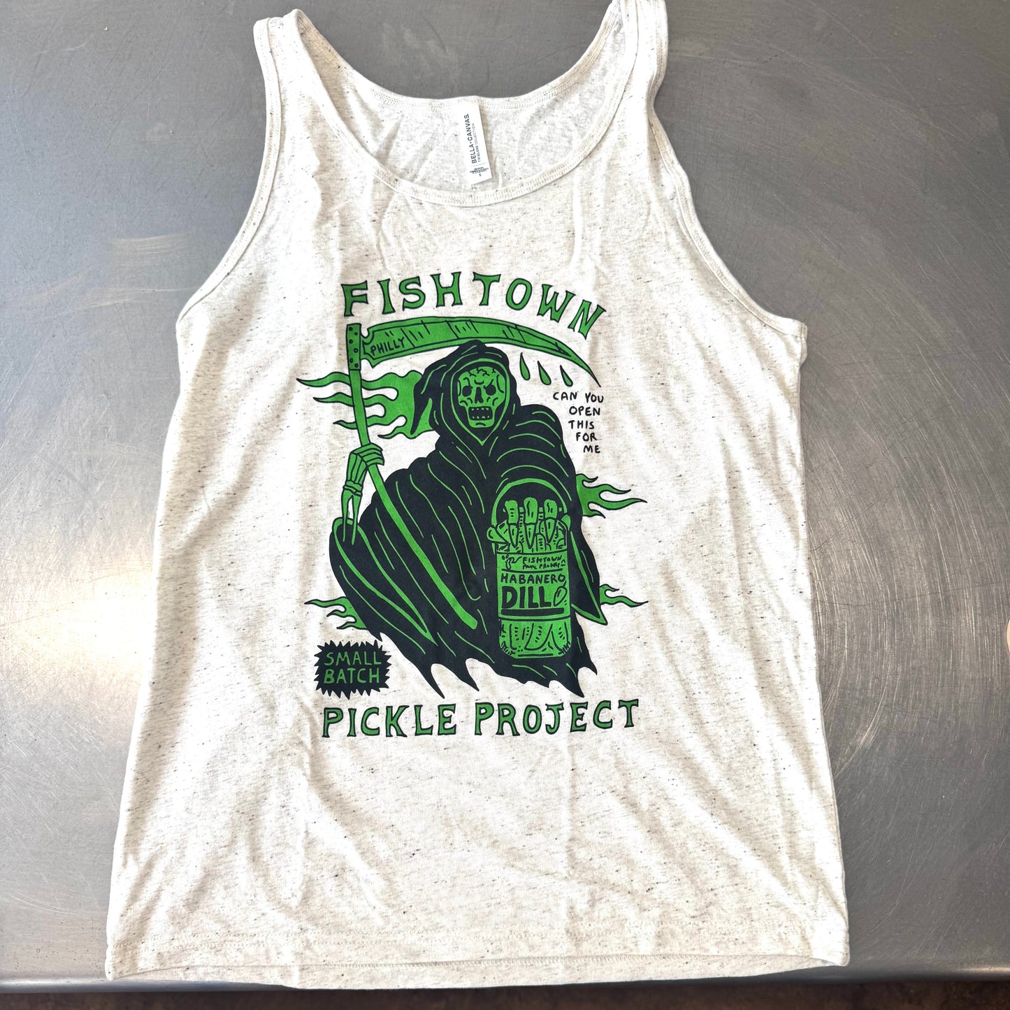 CUSTOM ART Habanero Dill Tank - Heavyslime x Fishtown Pickle Project