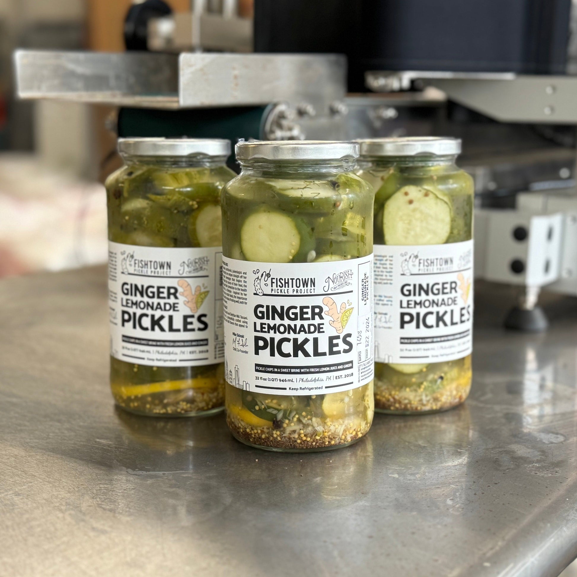 Ginger Lemonade Pickles