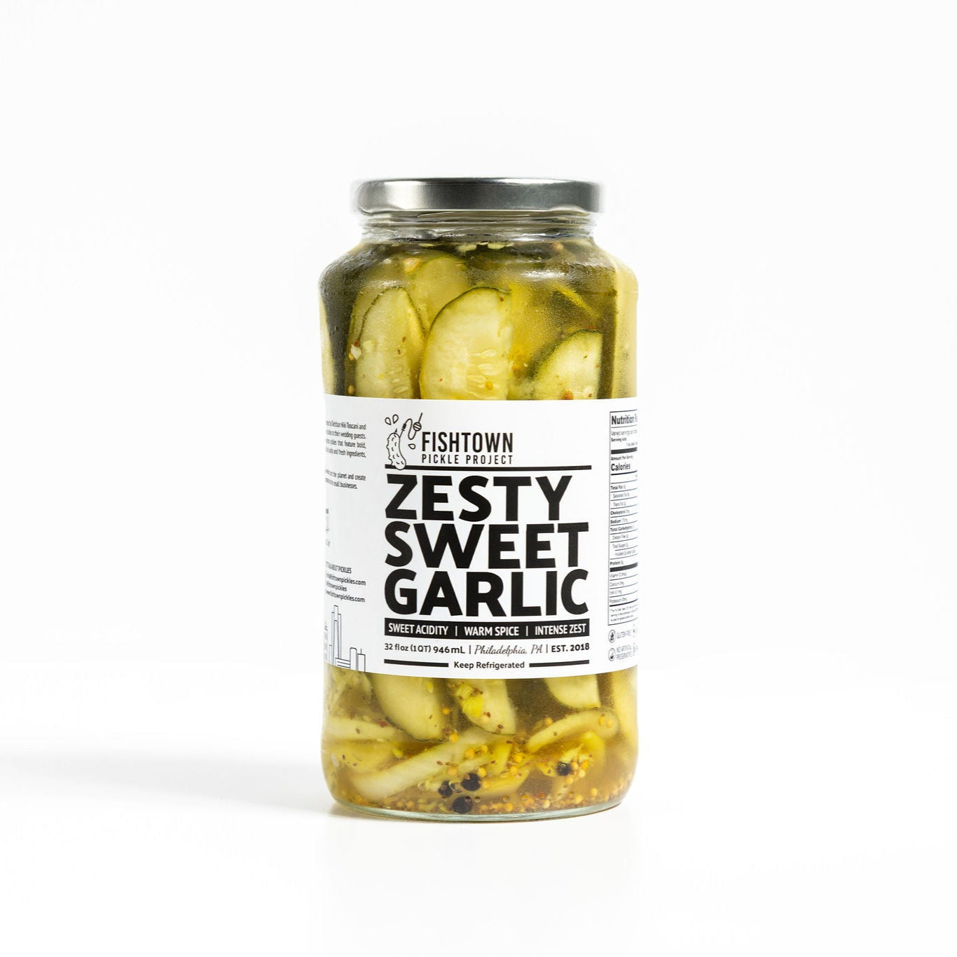 Zesty Sweet Garlic Pickles