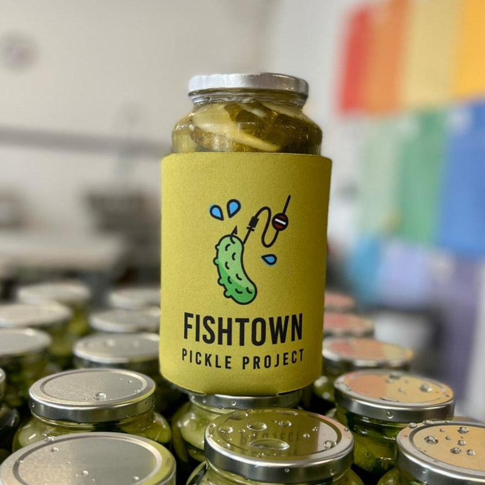 32oz Pickle Jar Koozie Fishtown Pickle Project