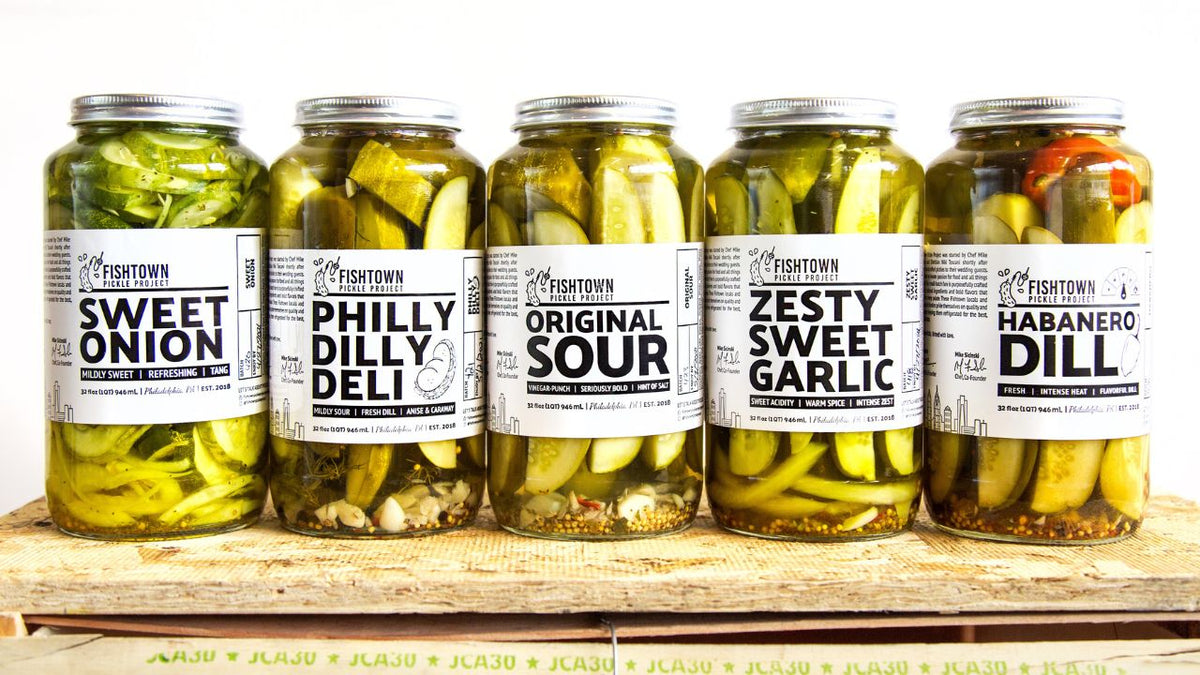 Pickle Project Fresh, Crunchy, Sour, Spicy & Sweet Pickles | Fishtown Pickle Project