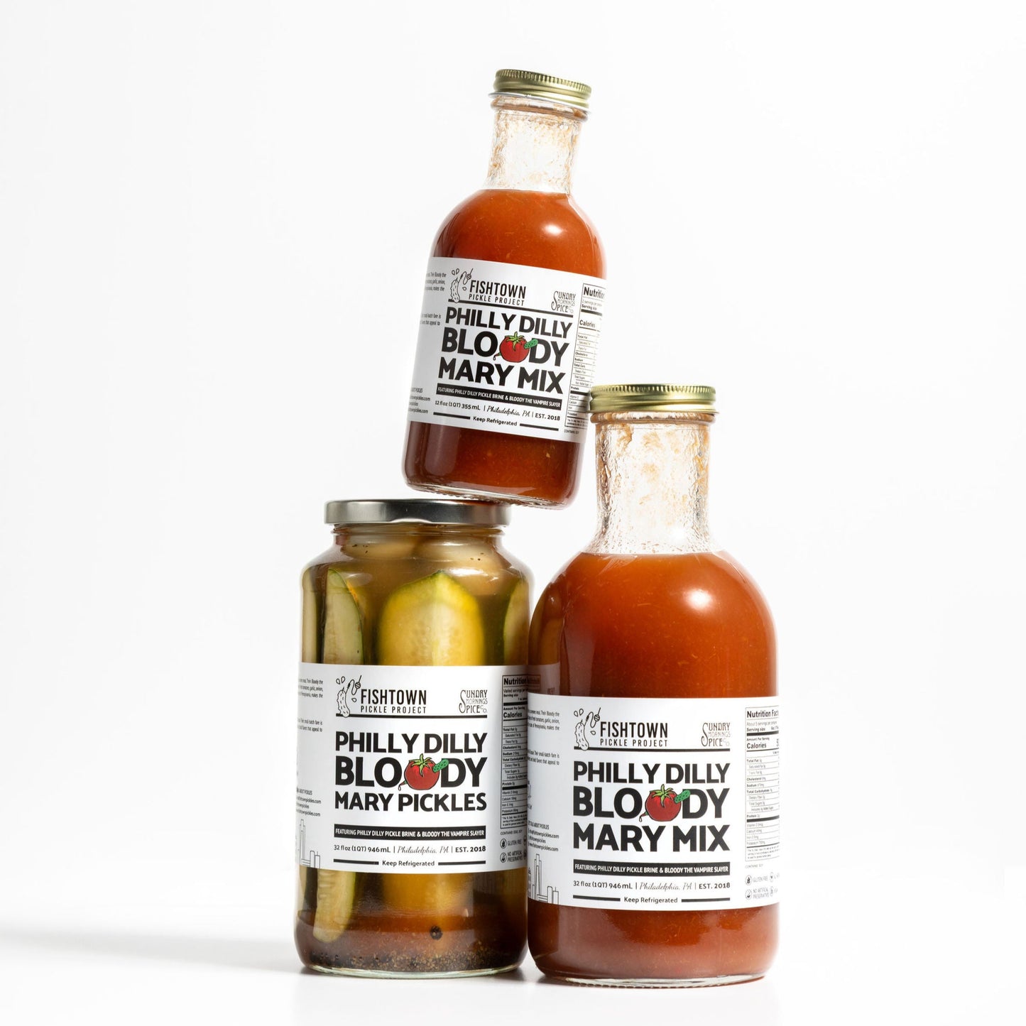 Dilly Bloody Mary Pickles