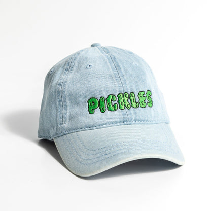 CUSTOM ART Denim Pickles Hat