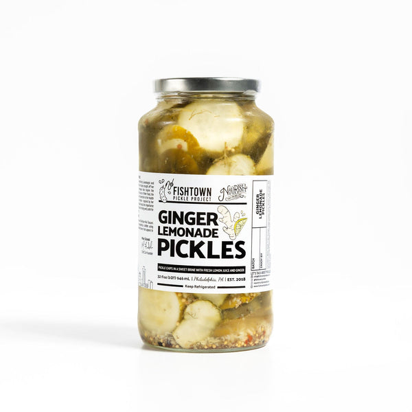 Ginger Lemonade Pickles | Artisan Small Batch Refrigerated Pickles