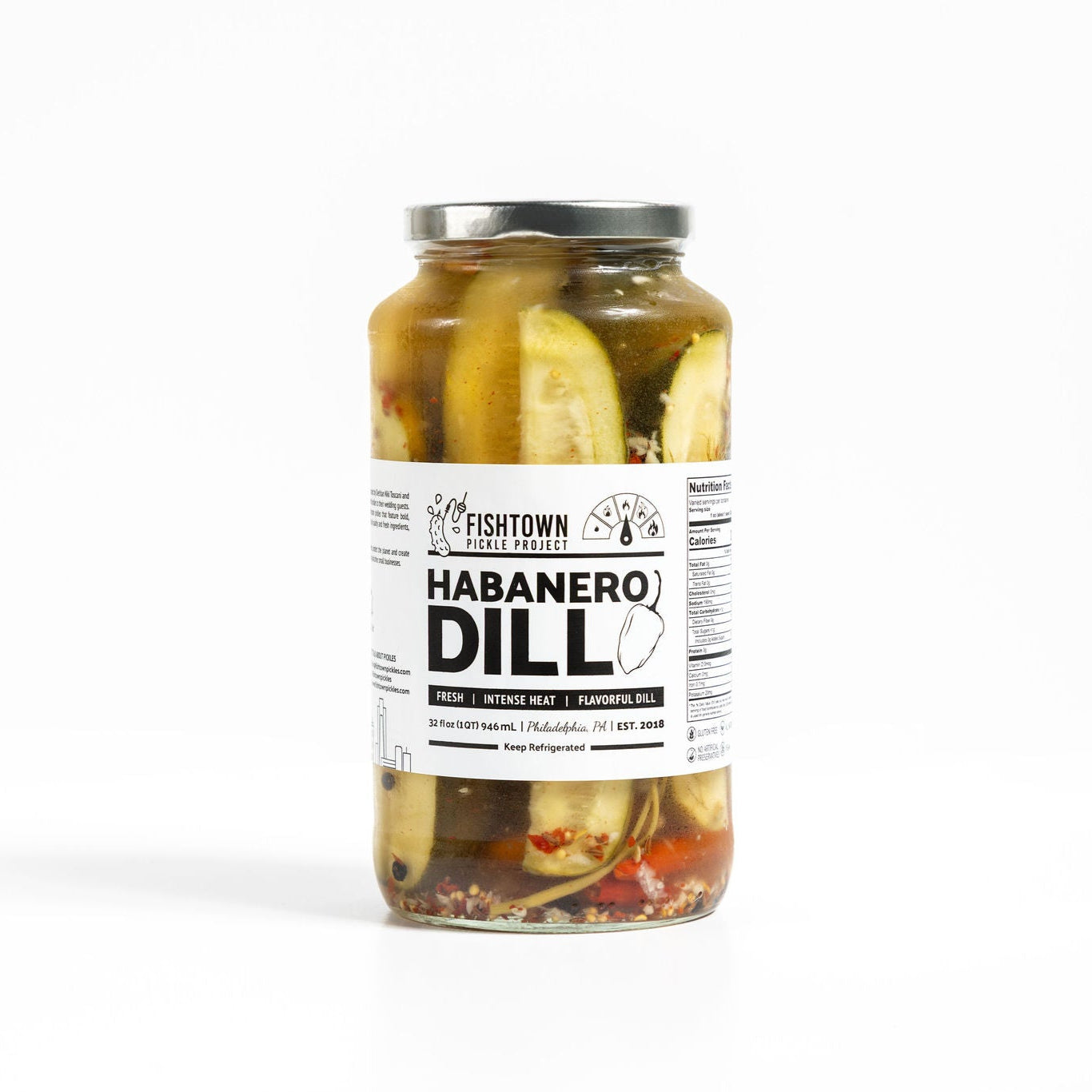 Habanero Dill Pickles