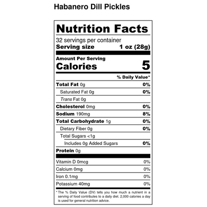 Habanero Dill (32 oz)