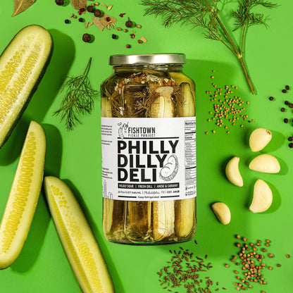 Philly Dilly Deli Pickles