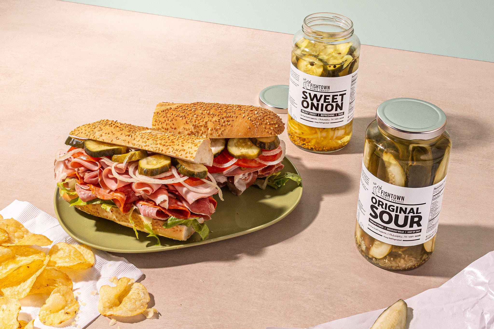 Zesty Sweet Garlic Pickles | Artisan Small Batch Refrigerated