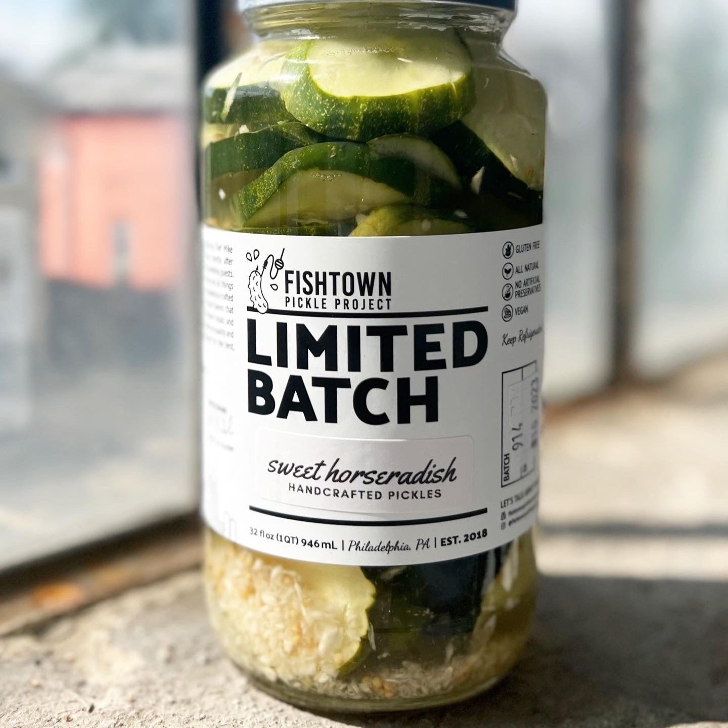 Sweet Horseradish Pickles