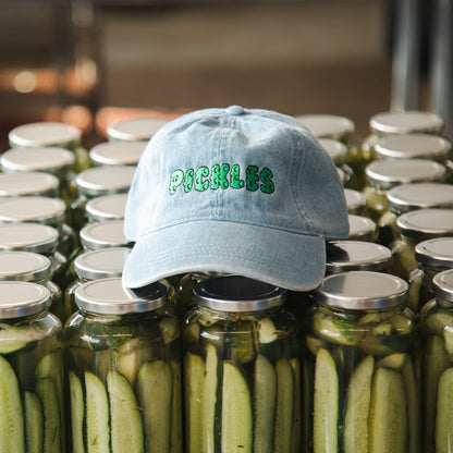 CUSTOM ART Denim Pickles Hat