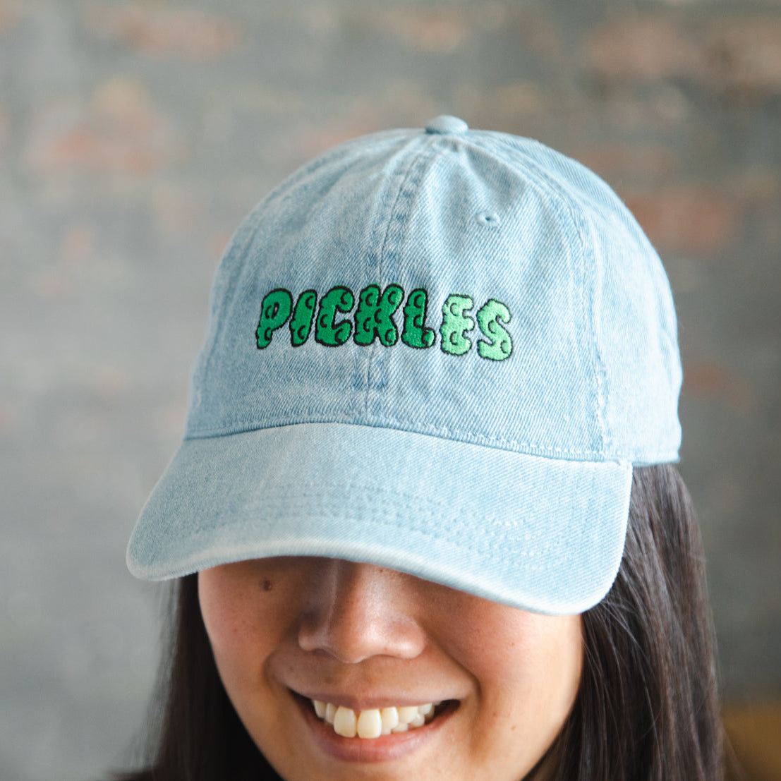 CUSTOM ART Denim Pickles Hat