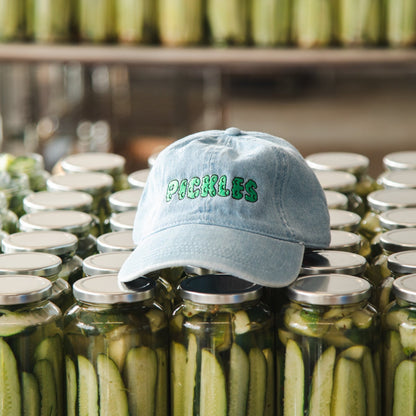 CUSTOM ART Denim Pickles Hat